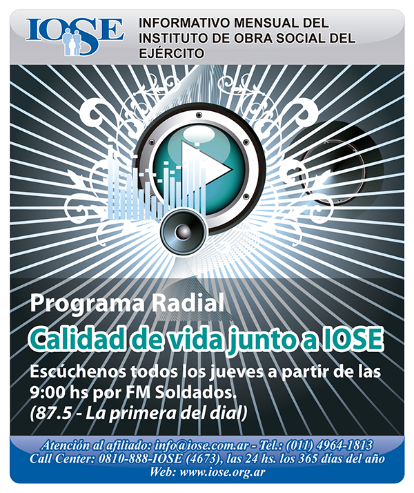 click para ampliar Informativo Mensual de IOSE de Junio 2013