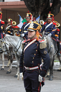 Visita del Jefe del Ejército de Italia a Granaderos