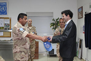 Visita del Comandante de Operaciones Terrestre del Ejército Chileno