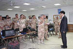 Visita del Comandante de Operaciones Terrestre del Ejército Chileno