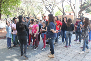 visita en el Regimiento de Granaderos