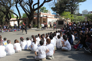 visita en el Regimiento de Granaderos
