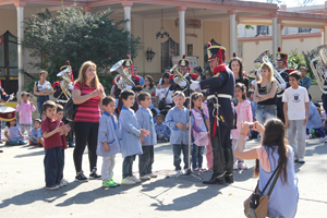 visita en el Regimiento de Granaderos