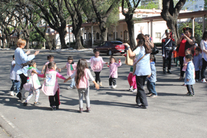 visita en el Regimiento de Granaderos