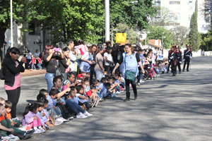 visita en el Regimiento de Granaderos