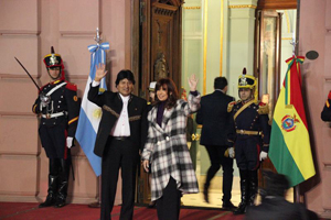 Visita de Evo Morales