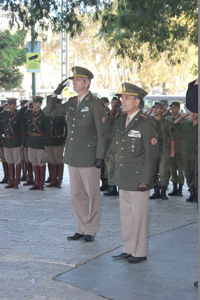 Granaderos realizó un homenaje a los héroes de Malvinas.
