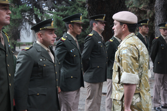Recepción de nuevos oficiales del Regimiento de Caballería de Exploracion 4 Coraceros General Lavalle