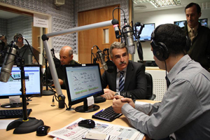 Reinaguración Del Estudio de FM Soldados, Ministro Rossi