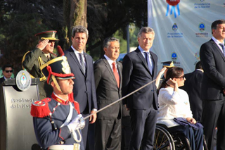 Ceremonia por el Bicentenario del Cruce de los Andes